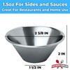 Pro Grade Stainless Steel 1.5 oz Sauce Cups 24 Pk.