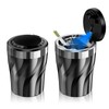 Geoyien Ashtray with lid, ashtray, 2 pieces car ashtray, automatic