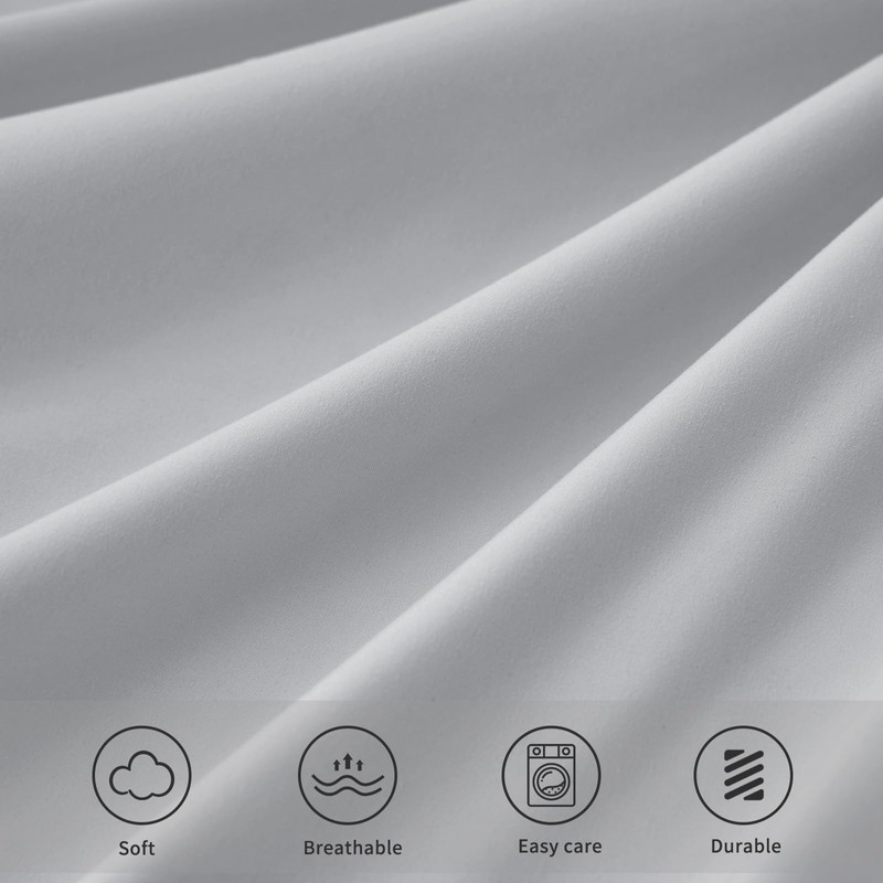Tifschlaf King Size Fitted Sheet - Grey Kingsize Bed Sheet