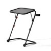Homy Casa Adjustable Z Shaped End Table with Cup Holder,