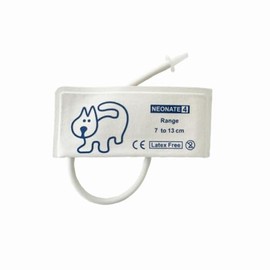 Vofeat Disposable Blood Pressure Cuffs for Veterinary Use, Multi-Size Set, Latex-Free, Compatible with Pet Monitors (4#for Dog)
