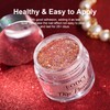 eodci EODCI Glitter Orange Nail Dip Powder, 1 Oz/28g Nail