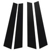 4pcs Window Pillar Post Trim Anti Scratch Glossy Black B