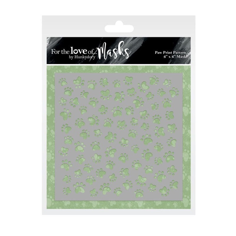 Hunkydory for The Love of Masks - Paw Print Pattern