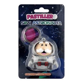 Pastillero Simi De Bolsillo Para Pastillero Semanal Divertido Tipo Kit De Viaje Con Llavero Metálico Para Pastillas Y Tabletas Practico Coleccionable (Astronauta)