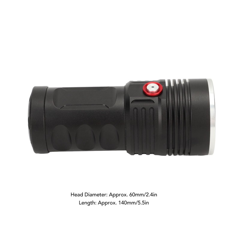 Rechargeable Flashlight Aluminum Alloy Ultra Bright Handheld Waterproof LED Emergency