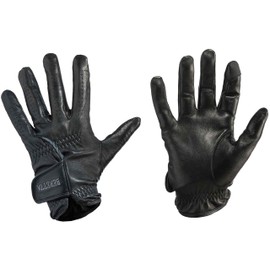 Beretta Unisex Touch Screen Black Leather Competition Shooting Gloves, X-Large