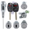 AUTOKAY Ignition Switch Door Trunk Lock Cylinder Set Fits for