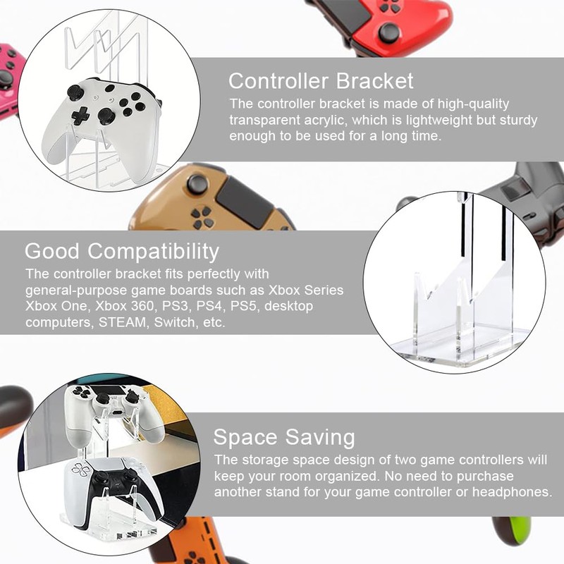 KARELLS Headphone Stand Game, Gaming Controller Holder Stand, Headset Stand,