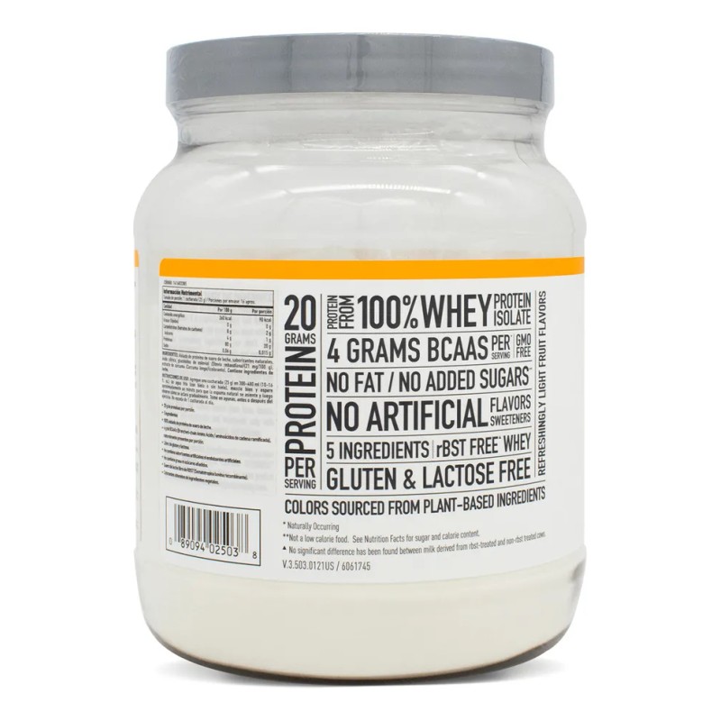 Isopure Infusions Limonada Cítrica 2-carb Polvo 400g Sabor Limón