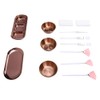 Semme Kit Suministros Faciales Piezas Esteticistas Incluye Tazones Mezcla Acero