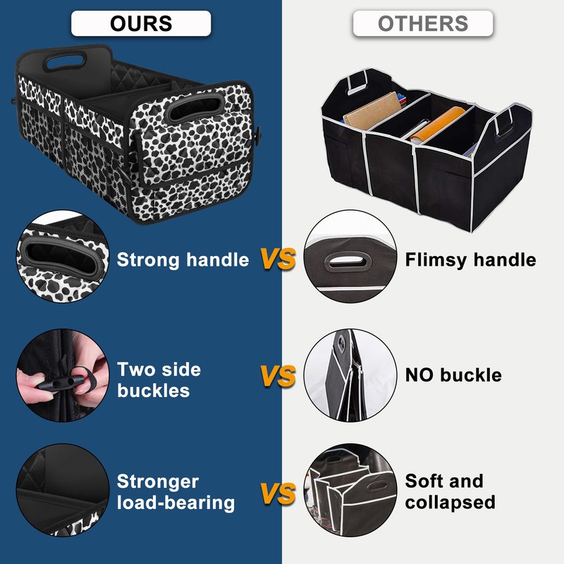 Deosk Car Organizer for SUV - 6 Big Pocket Trunk