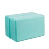 EXERZ High Density Yoga Blocks, 2 PK Fitness Foam Blocks,