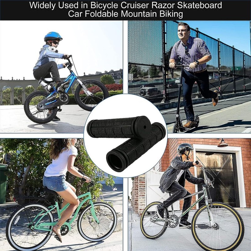 ZKGYUS Ergonomic Soft Rubber Non-Slip Bicycle Scooter MTB Bicycle Parts,