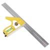 ANKROYU Combination Square, Stainless Steel Combination Angle Ruler, Adjustable Portable