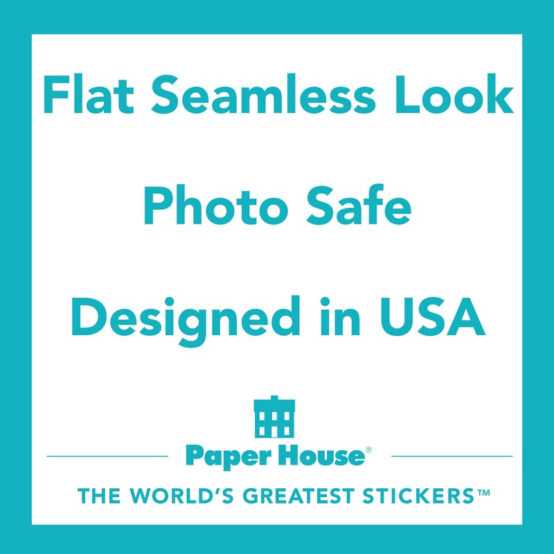 Paper House Productions Pack of 3 Sticker Half-Sheets for Crafts,