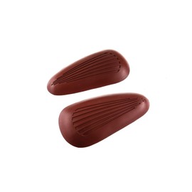 Red Fez Knee Cushion, Rubber with 6 Ribs (Set (1xlinks/1xrechts) for AWO sport