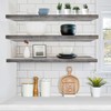Sorbus Floating Shelves for Wall - 48 Inch Long Bathroom