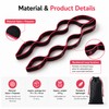 Sectioned Resistance Band for Stretching & Pilates – Portable Elastic