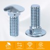 Front Rear Bumper Bolts Kit Capped Round Head Compatible with