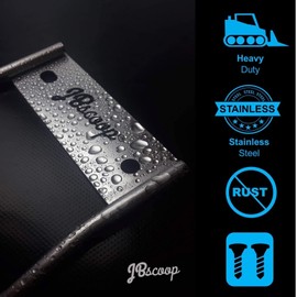 JBscoop Garden Hose Holder Stainless Steel Small Wall Mount Garden Hose Hook, Ideal for Water, Air, Hydraulic Hose, Ropes, Extension Cords Heavy Duty & Rust Proof Large Set of 1