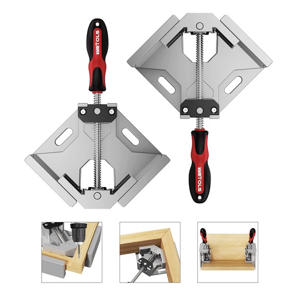 WETOLS Corner Clamp for Woodworking 2PCS 90 Degree Right Angle