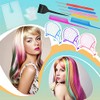 Hair Highlighting Kit Disposable Highlight Cap Coloring Dye Tool Set