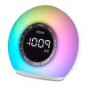iHome Sunrise Alarm Clock with Bluetooth Speaker and FM Radio