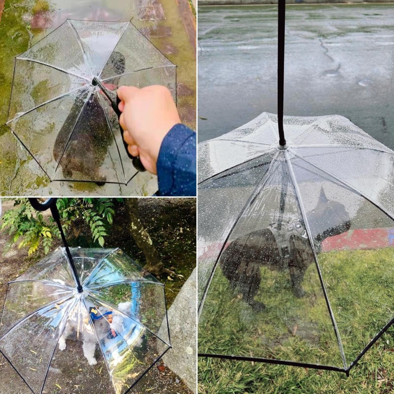 Namsan Small Dog Rain Umbrella, Windproof Rainproof Dog Umbrella with