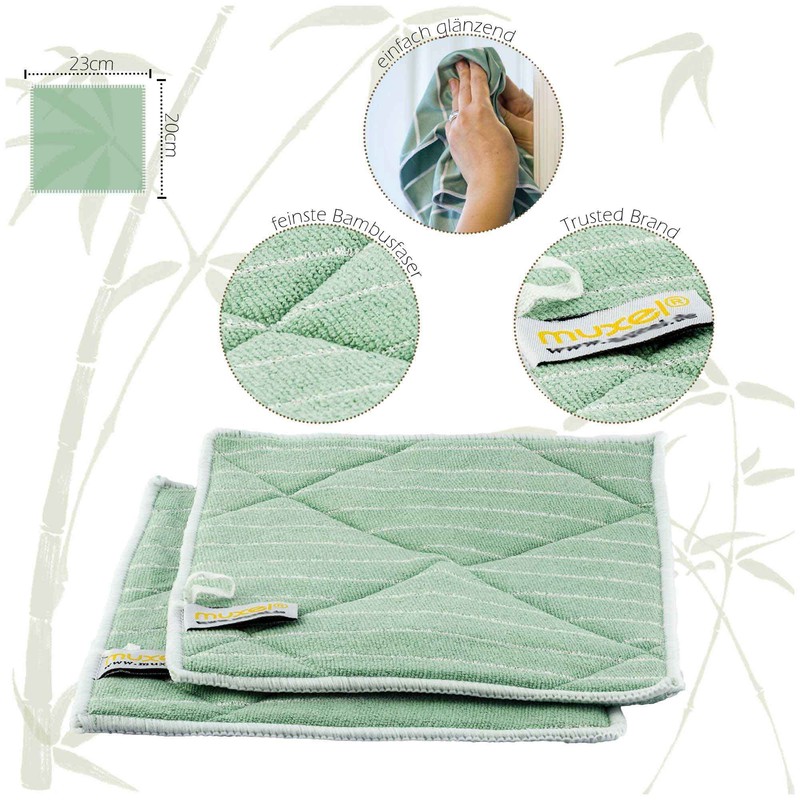 Muxel Bamboo Cleaning Cloth, Set of 12