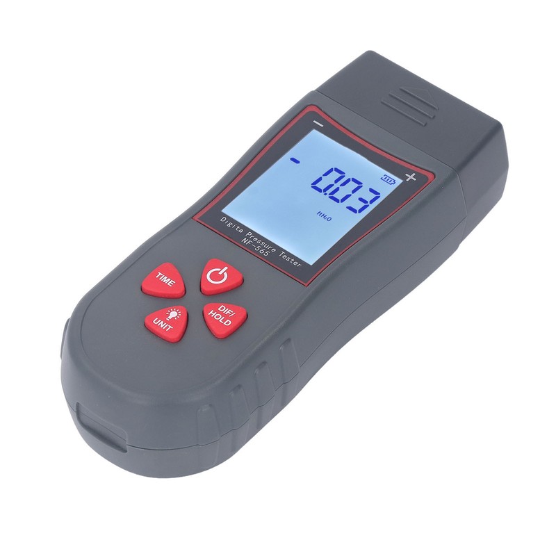 Digital Differential Pressure Gauge High Accuracy Air Gas Pressure Tester