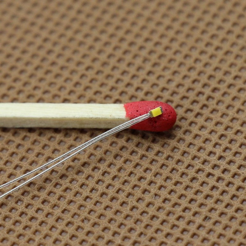 PTFE Wired SMD 0603 Chip LED White 20 Pack Train