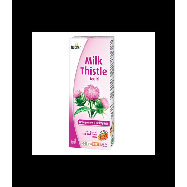 Hübner Milk Thistle Liquid 870 mg 500 ml W/ Sea Buckthorn