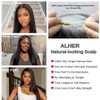 ALHER Small Cap Lace Front Wigs Human Hair Pre Plucked