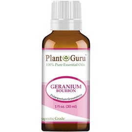 Geranium Bourbon Essential Oil 1 oz / 30 ml 100% Pure Undiluted Therapeutic Grade.