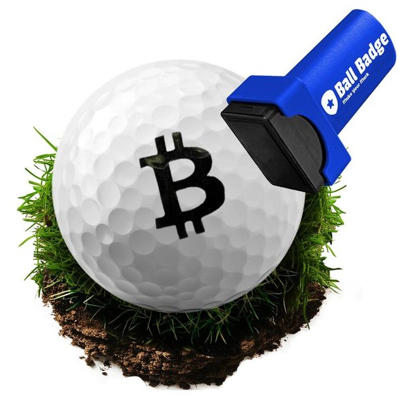 HODL 21 Ball Badge Golf Ball Stamp - Self-Inking Marker