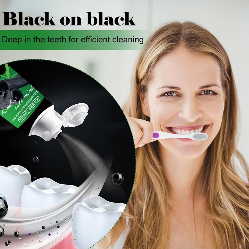 Fengyang Bamboo Charcoal Deep Toothpaste, Activated Bamboo Charcoal, Activated Charcoal