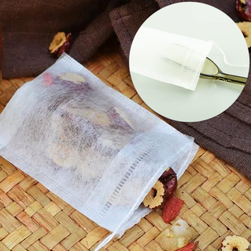 Pack of 200 Tea Filter Bags for Loose Tea, Tea