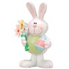 The Bridge Collection 3.5" Resin Happy Easter Bunny Figurines -