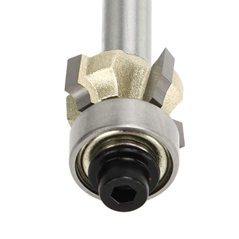 1/4in Shank Architectural Router Bit 4 Flute Round Corner Molding