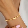 Decholly Gold Bracelets for Women Teen Girl Gifts - Letter