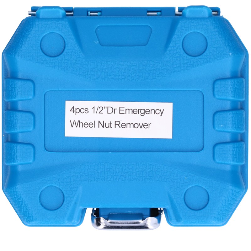 4pcs Locking Wheel Nut Removal Sockets Removers Extractors Kit Aluminum