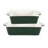 GreenGate Alice Casserole Dish Rectangular Set of 2 Ceramic Pinewood