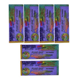 Mr. Pumice Purple PUMI Bar - Extra-Coarse, Pumice Stone for Feet Callus Remover, Pedicure Tools for Feet, Foot Scrubber for Dead Skin Remover, Foot Care, 6 Pack