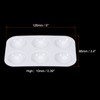 PATIKIL 6 Well Paint Tray Palette 3pcs Rectangle Plastic Painting