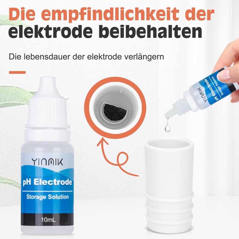 YINMIK YINMIK 4 in 1 pH Electrode with Calibration Solution