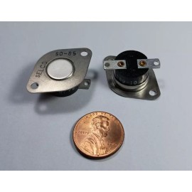 Selco (Elmwood Honeywell Compat) Qty 2: Thermal Switch 85° Degrees F (NC below 85° F) Temperature Sensor NOS