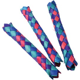Lot of 12 Assorted Color Chinese Finger Traps