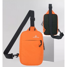 Gincci Body Bag, Men's, Women's, One Shoulder Bag, Crossbody Bag, Shoulder Bag, Chest Bag, Drop Type, Lightweight, Large Capacity, Nylon, Waterproof, Backpack, Sports, Outdoor, Travel, Bicycle, Unisex