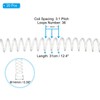 PATIKIL 14mm (9/16") Plastic Spiral Binding Coil, 20 Bindings, 115